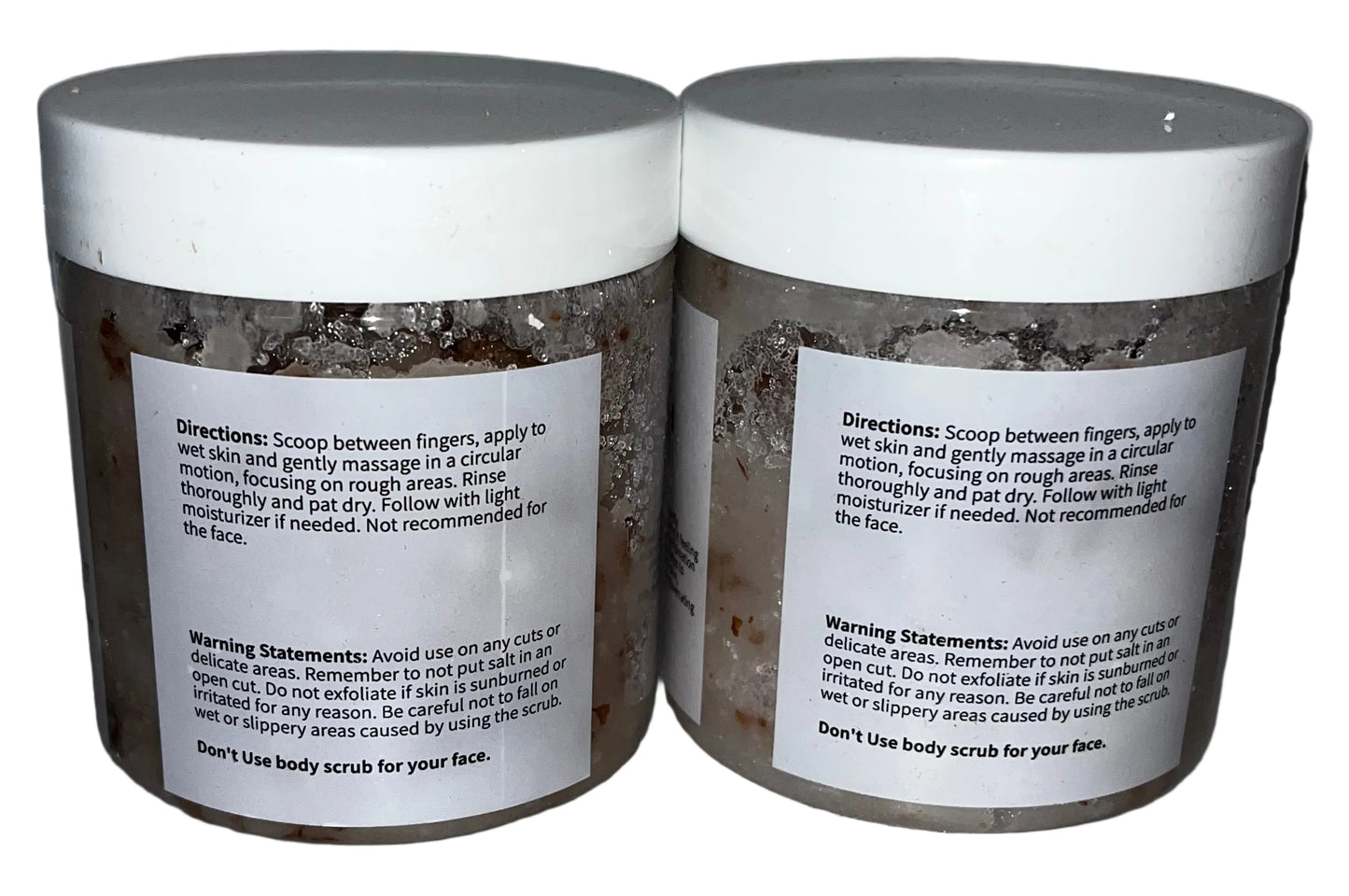 Lot of 8 - Essentially Kates Rose + Almond Body Scrub 10 oz by Essentially Kates