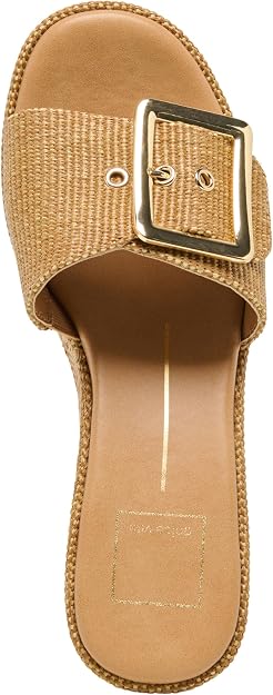Lot of 3 - Dolce Vita Joclyn Raffia Platform Wedge Slide Sandals Women's Sizes 6 & 8 by Dolce Vita