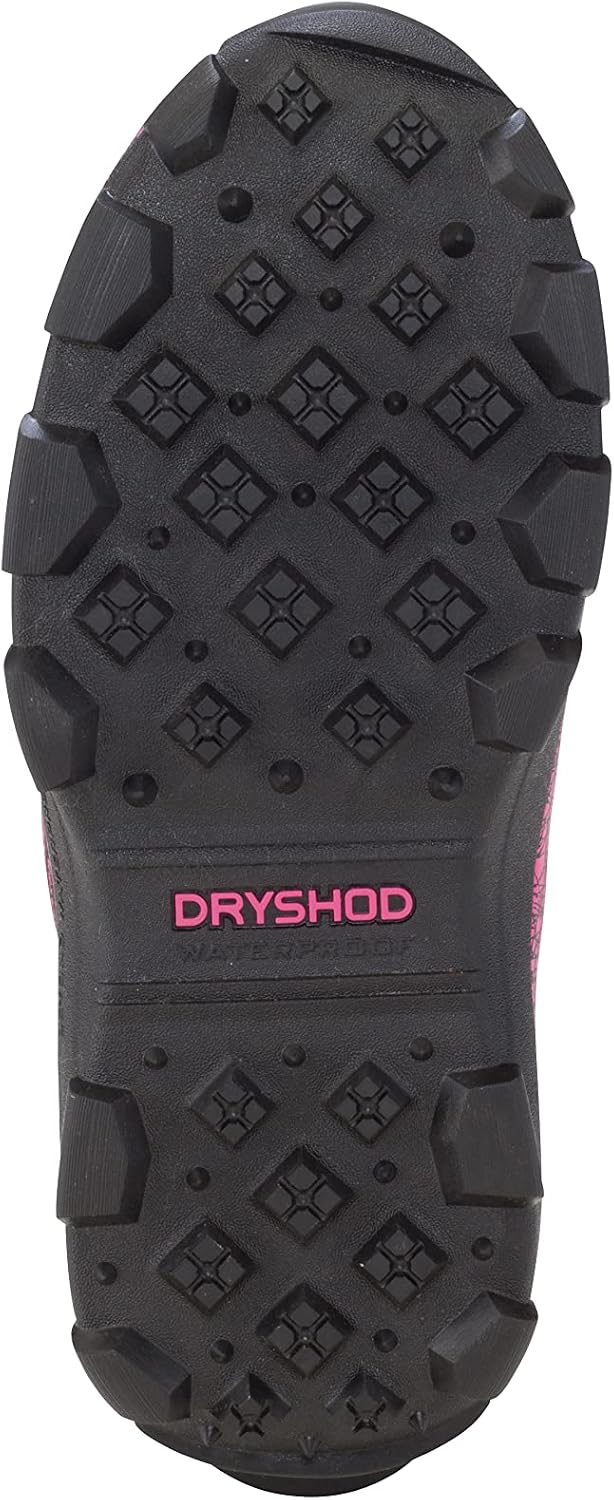 Dryshod Arctic Storm Hi Women's Waterproof Insulated Winter Boots Black Pink Size 6 by Dryshod