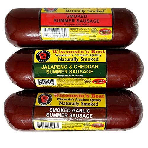 Lot of 2 - Wisconsin Cheese Sausage Gift Set Crackers Summer Sausage Box by Wisconsin Cheese Company