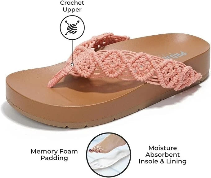 Project Cloud Women’s Memory Foam Sandals – Hammock Style