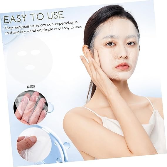 Face Candy 100% Cotton Disposable Night Face Masks 7 Packs Skin Protection 210ct