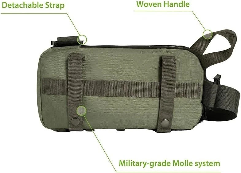 Bagrun Classic EDC Chest Sling Bag – Tactical Adventure Pack (Gray Green) – NEW