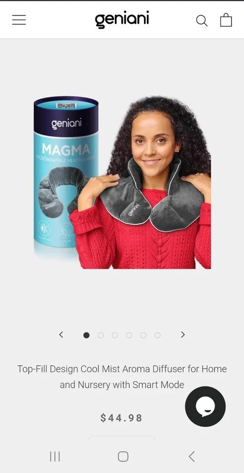 Magma Heat & Cooling Wrap for Neck and Shoulder - Cloud Gray