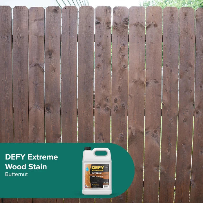 DEFY Extreme 1 Gallon Semi-Transparent Exterior Wood Stain, Driftwood Gray