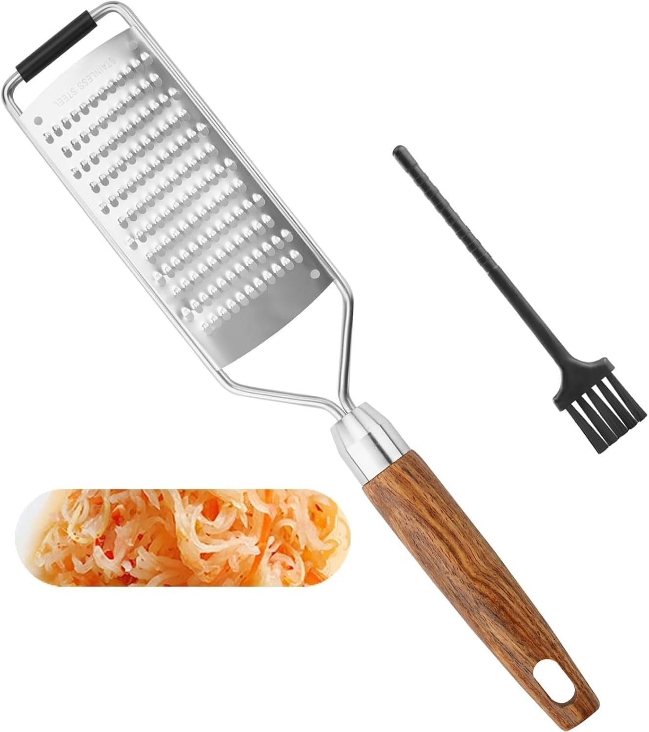 5pk - Stainless Steel Kitchen Grater Tool – Handheld Cheese & Vegetable Grater
