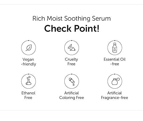 New Dear Klairs Rich Moist Soothing Serum 80ml Hydrating Sensitive Skin