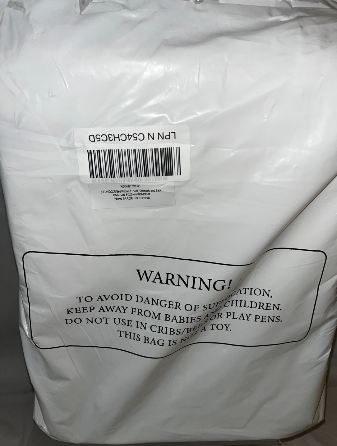 JOLLYVOGUE Hotel Quality Bed Pillows – Vacuum Sealed – Side/Stomach/Back Sleeper