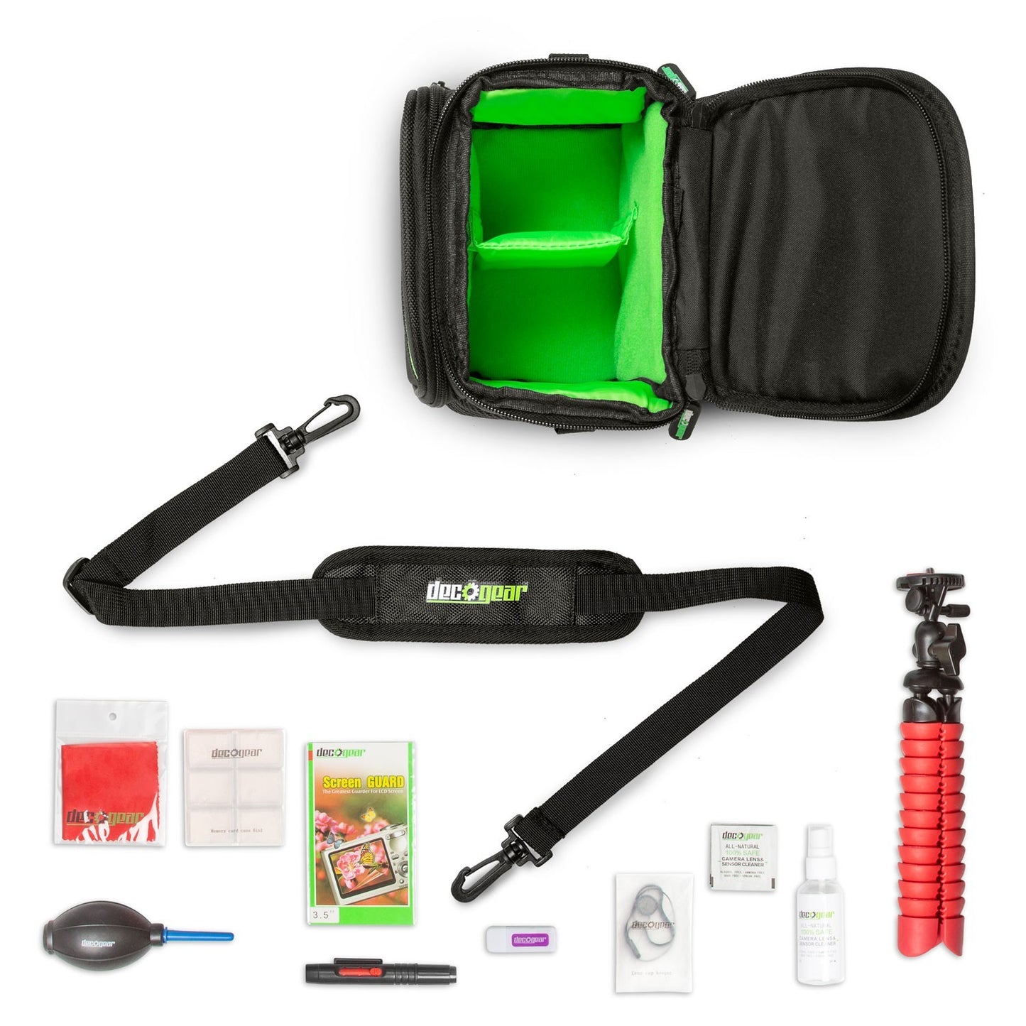 Deco Gear Camera Case & Screen Guard Kit – DSLR / Mirrorless Accessory Bundle