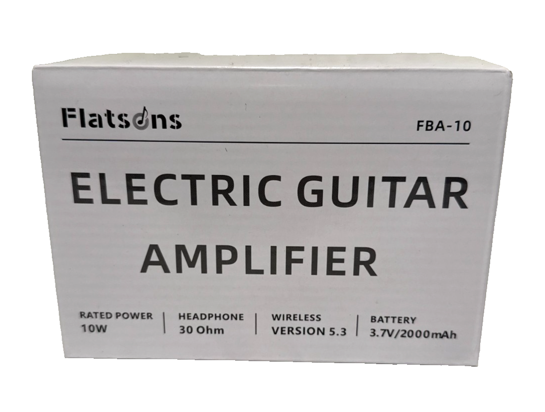 FBA-10 Electric Guitar Amplifier - 10W - Bluetooth - Aux & Headphone Output