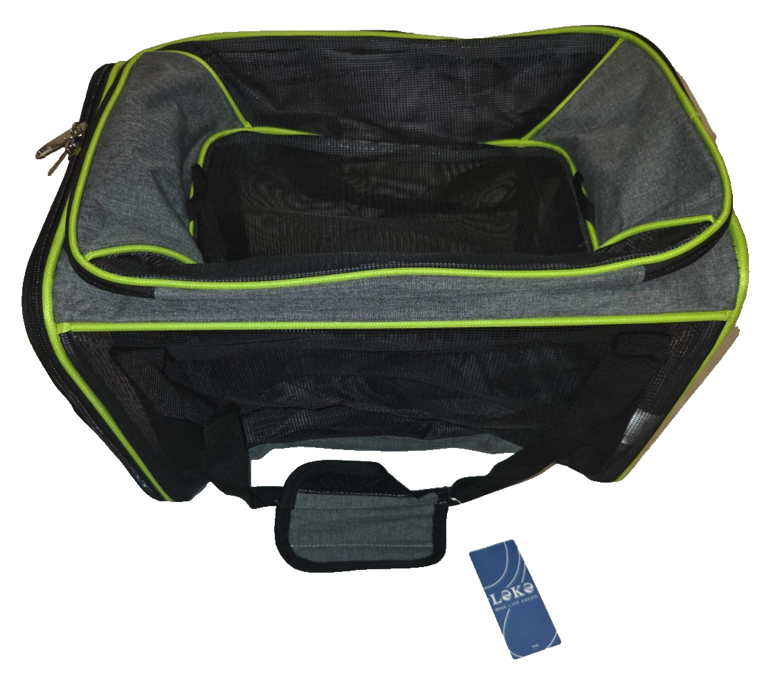 Lekereise -Expandable Pet Carrier - TSA Airline Approved Soft Sided Small Dogs