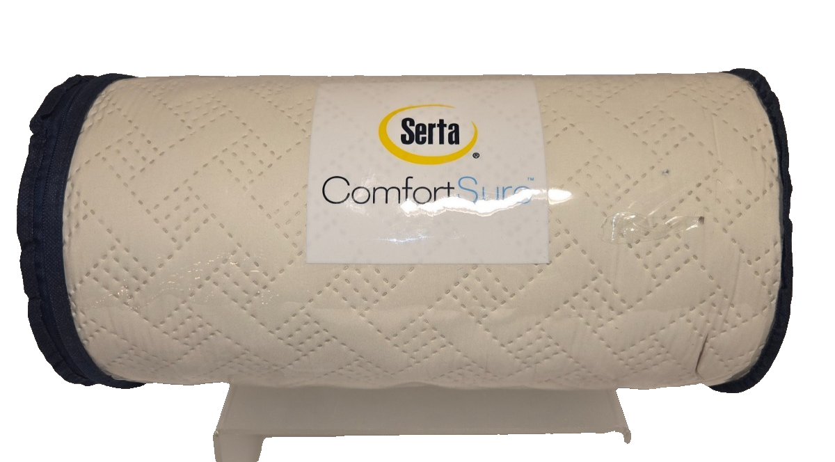 Serta ComfortSure King Mattress Pad Pinsonic Quilt Ivory