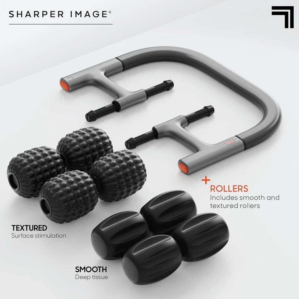 Sharper Image Flex Roller Modular Massager – Manual Rollers, Flex Handle