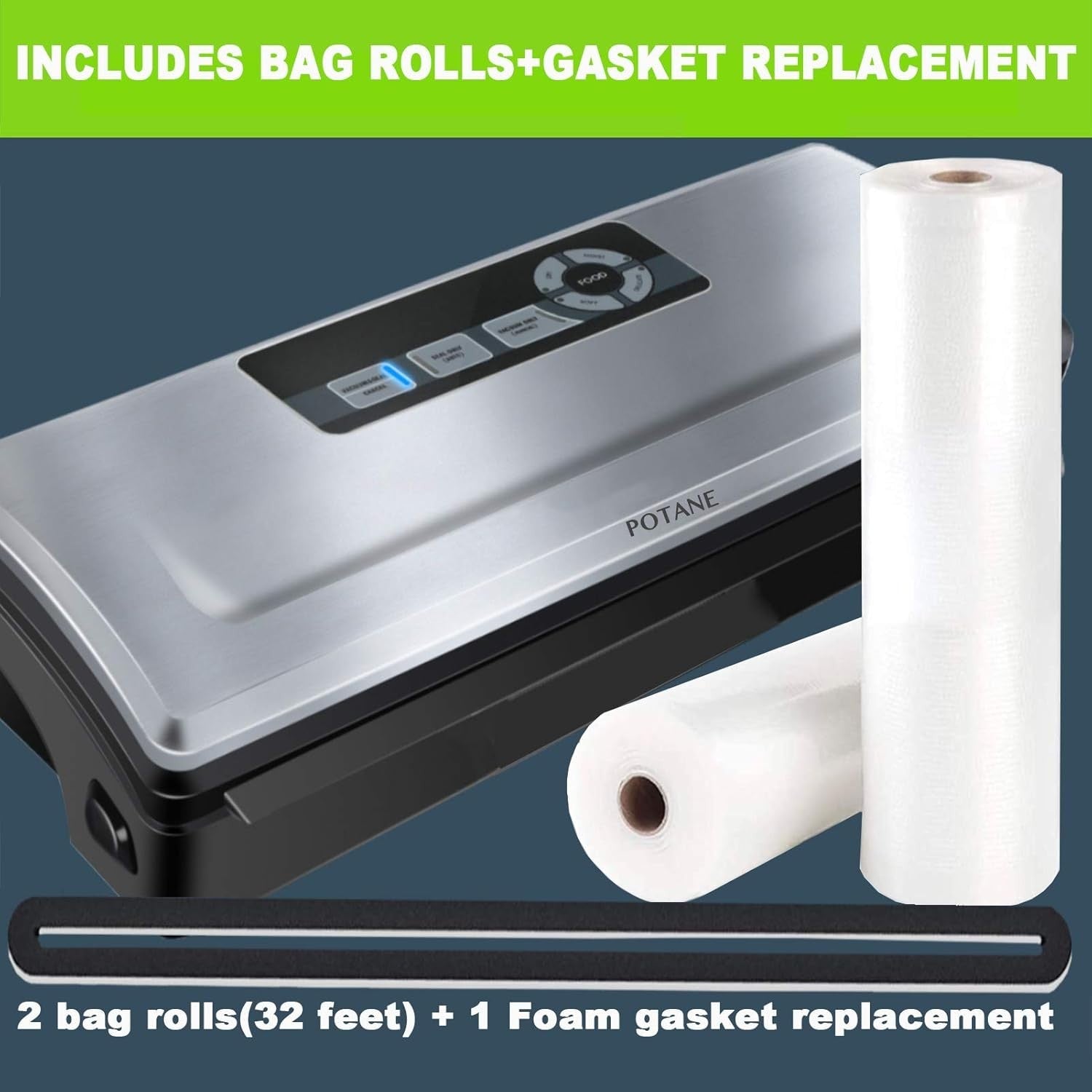 Potane 8-in-1 Vacuum Sealer Machine | Food Saver | New