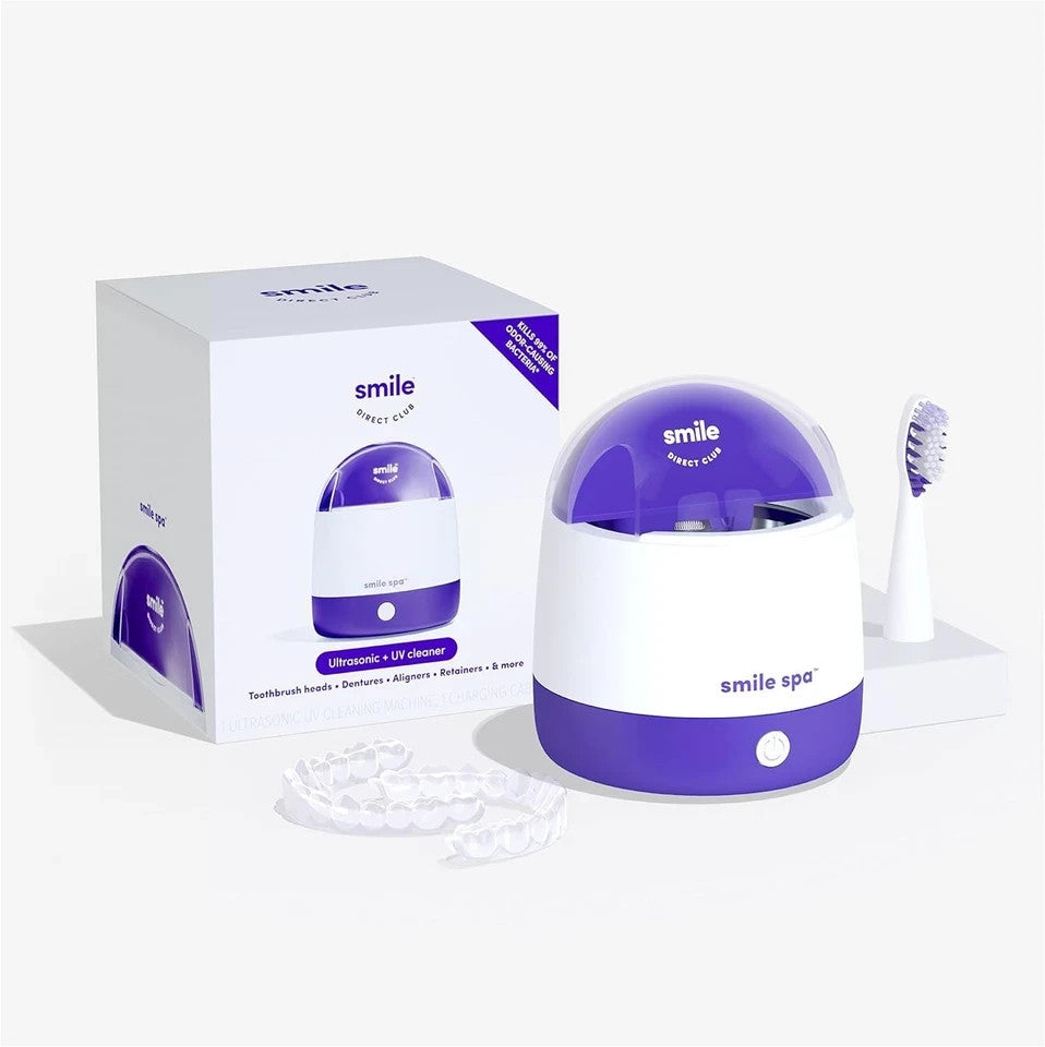 Smile Spa Mouth Gadget Cleaner - UV Light & Ultrasonic Waves - Cleans Toothbrush