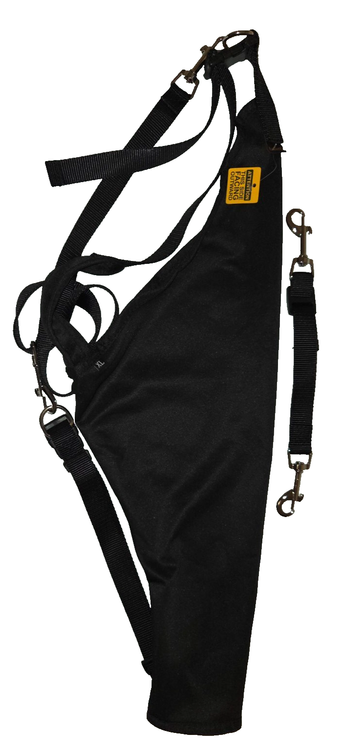 XL Dog Rear Leg Support Sleeve w/ Straps – Hind Leg Injury Recovery Sling