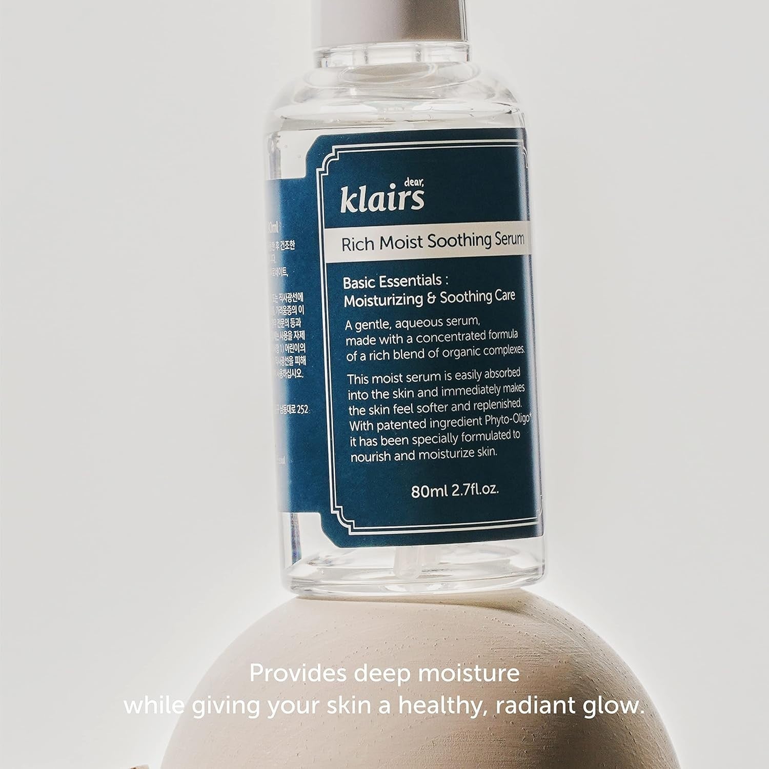 New Dear Klairs Rich Moist Soothing Serum 80ml Hydrating Sensitive Skin