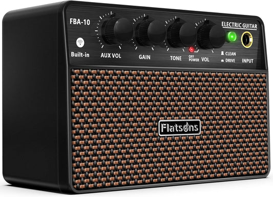 FBA-10 Electric Guitar Amplifier - 10W - Bluetooth - Aux & Headphone Output