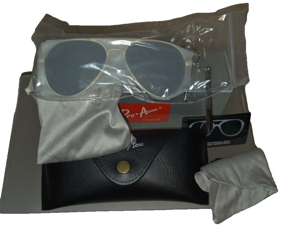 Pro Acme Teen Polarized Sunglasses - 7 Pairs Aviator Style | Cases & Accessories