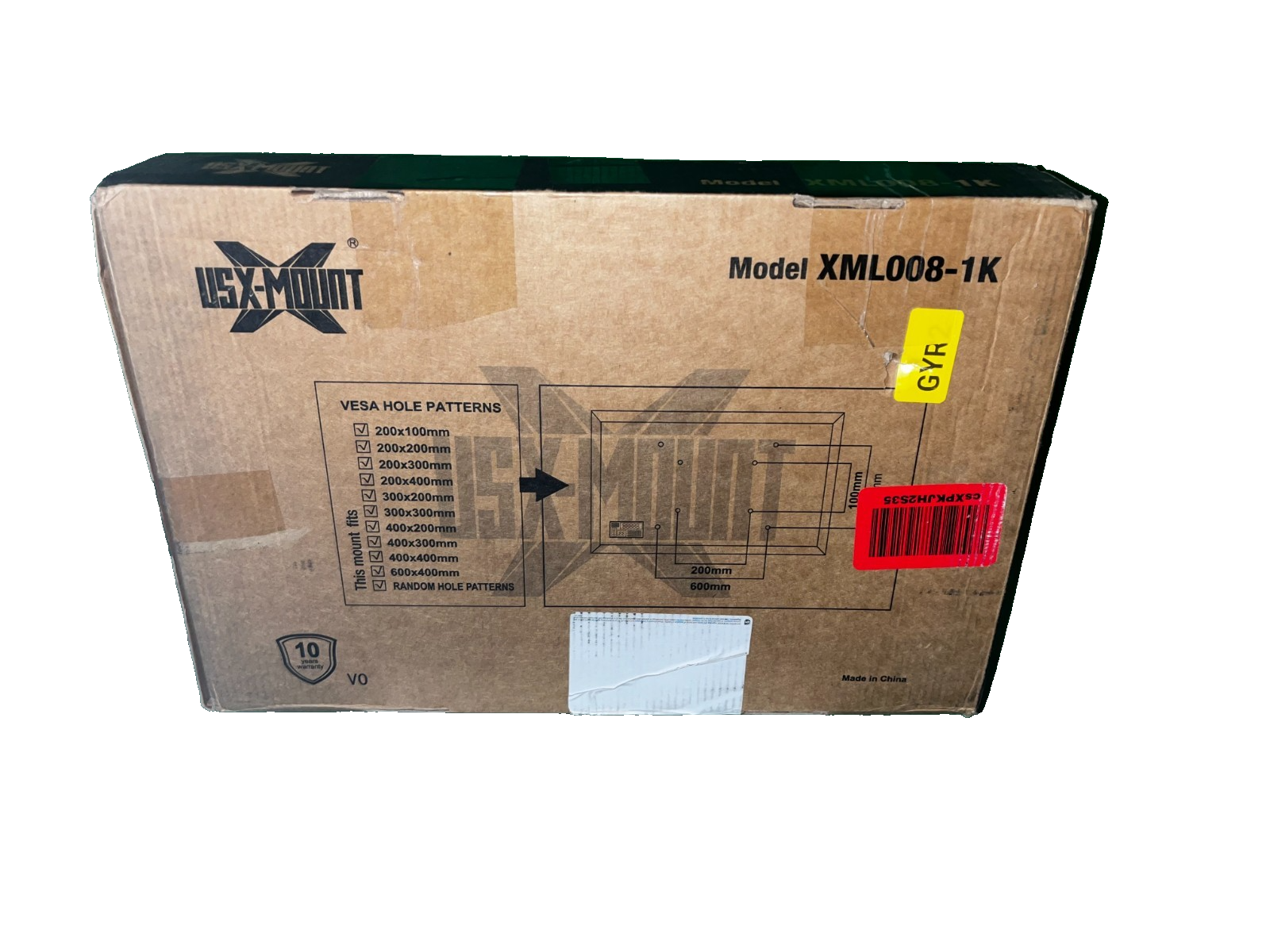 USX-MOUNT XML008-K-1 Full Motion TV Wall Mount for Most 47-84 inch Flat Screen