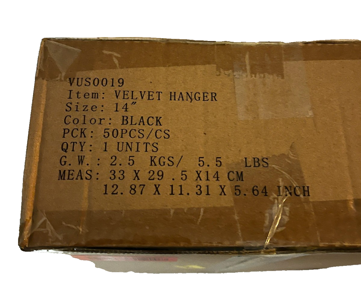 Kids Velvet Hangers - 50 Pack Black Rose Gold Hooks | Childrens Youth Clothes