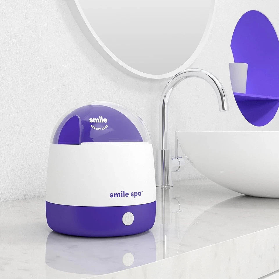 Smile Spa Mouth Gadget Cleaner - UV Light & Ultrasonic Waves - Cleans Toothbrush