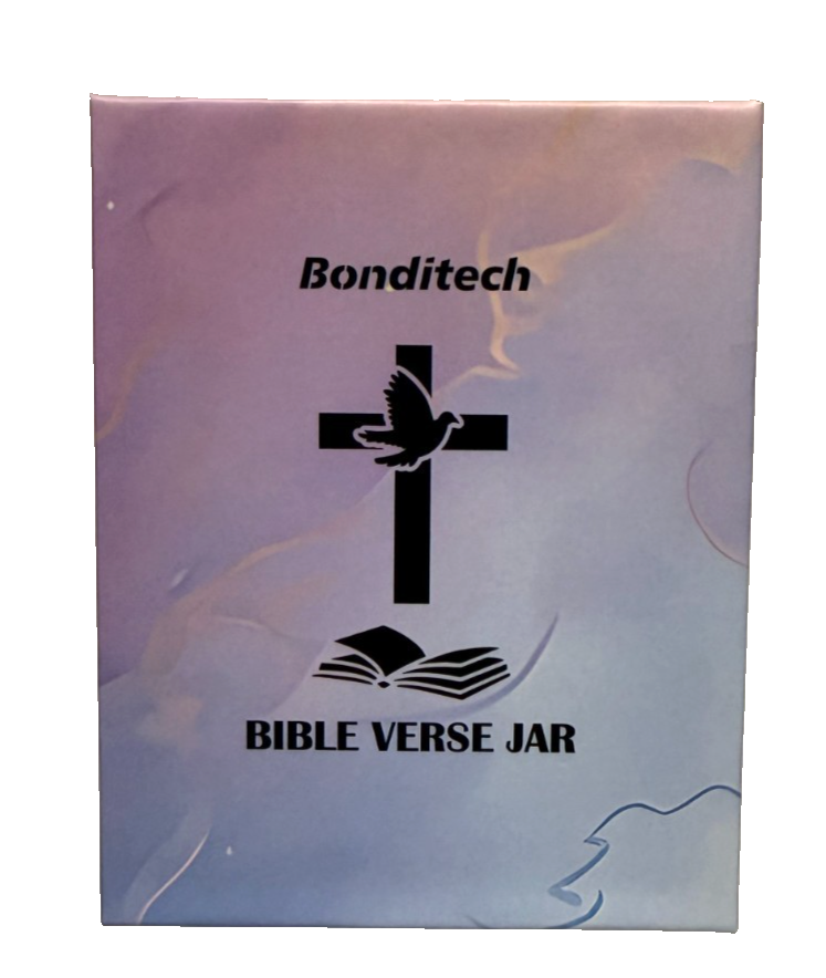 Bonditech Bible Verse Jar “Read Me When” Color-Coded Scripture Glass Jar Gift