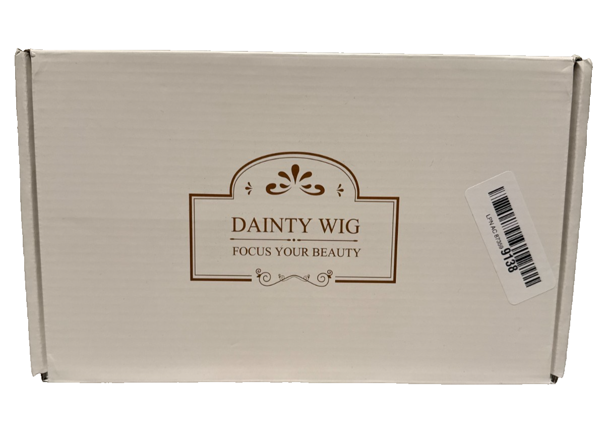 Dainty Wig Long Brown Synthetic Hair for Women + 3 Accessories | Daily Use