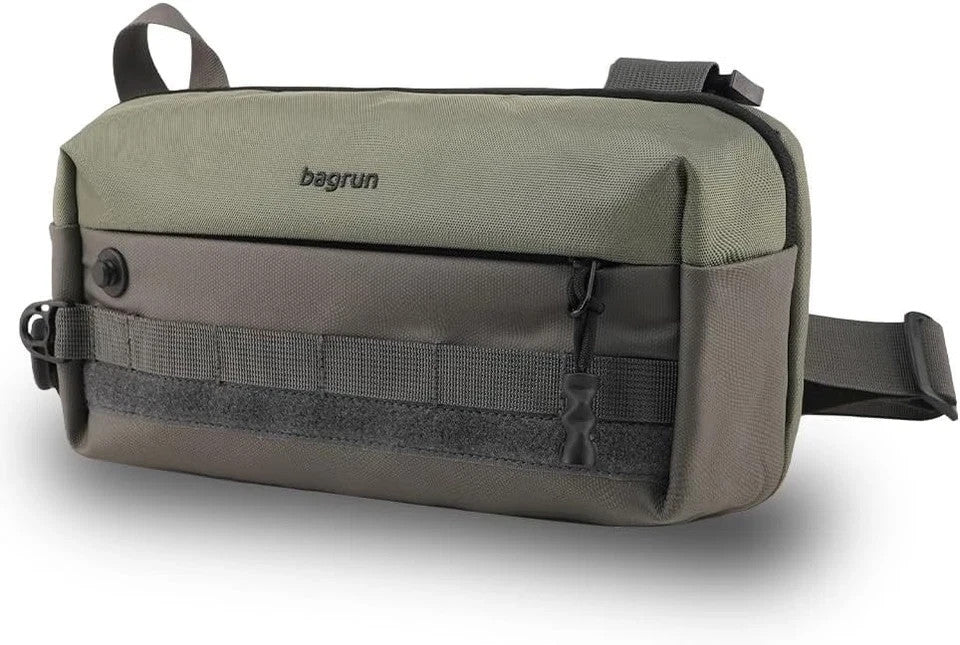 Bagrun Classic EDC Chest Sling Bag – Tactical Adventure Pack (Gray Green) – NEW