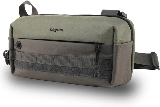 Bagrun Classic EDC Chest Sling Bag – Tactical Adventure Pack (Gray Green) – NEW