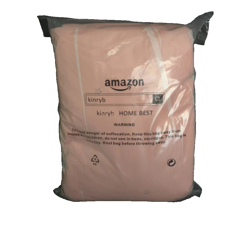 Kinryb Pink Star Cutout Curtains with Sheer Overlay – 2 Panels, Grommet Top