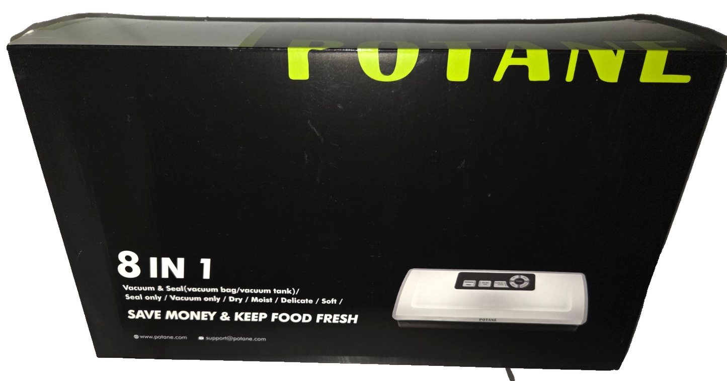 Potane 8-in-1 Vacuum Sealer Machine | Food Saver | New
