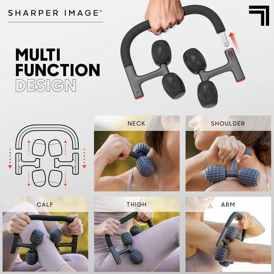 Sharper Image Flex Roller Modular Massager – Manual Rollers, Flex Handle