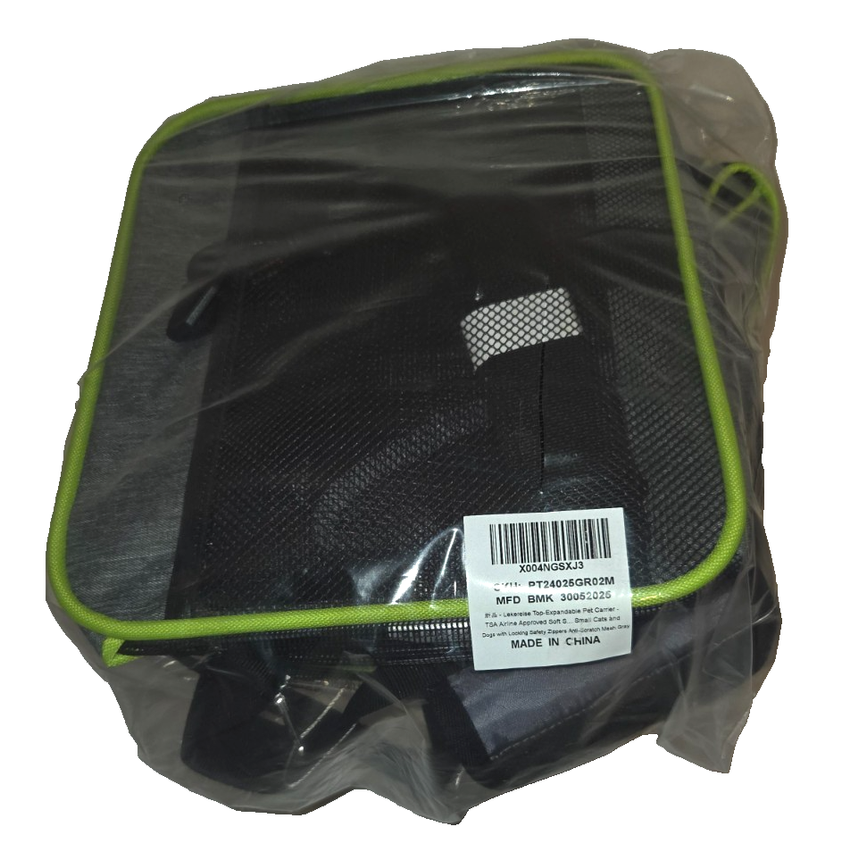 Lekereise -Expandable Pet Carrier - TSA Airline Approved Soft Sided Small Dogs