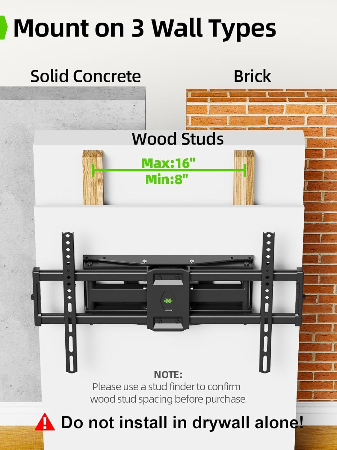 USX-MOUNT XML008-K-1 Full Motion TV Wall Mount for Most 47-84 inch Flat Screen