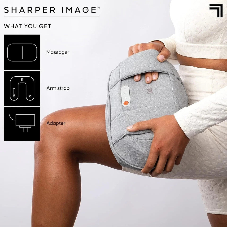 Sharper Image Shiatsu Full Body Cordless Massager – Deep Kneading, Rechargeable