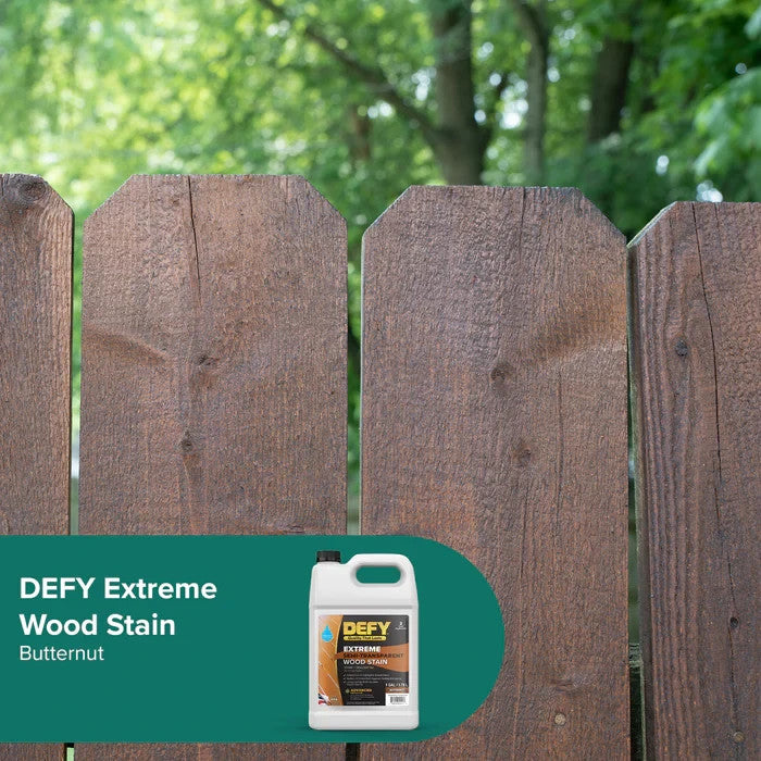 DEFY Extreme 1 Gallon Semi-Transparent Exterior Wood Stain, Driftwood Gray