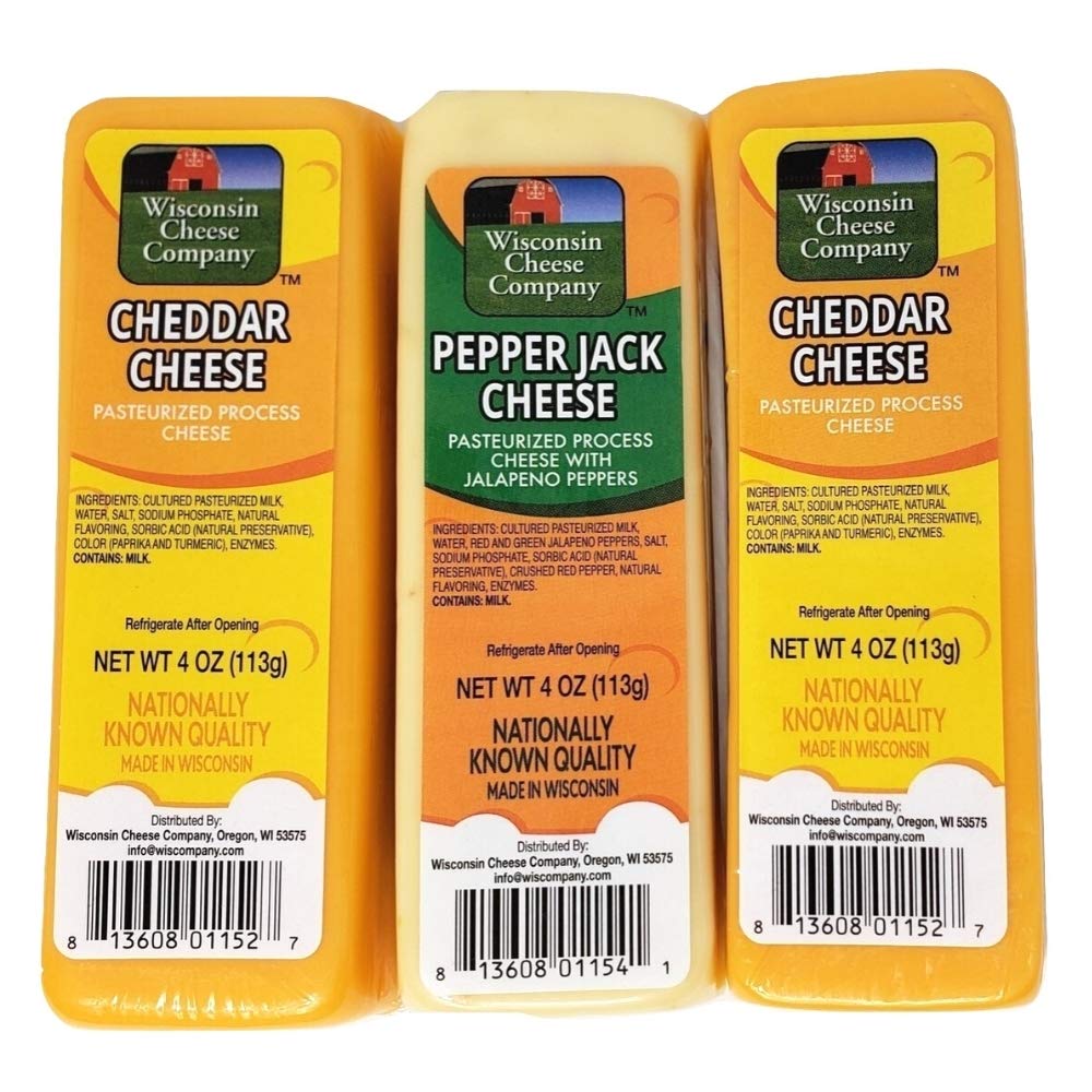 Lot of 2 - Wisconsin Cheese Sausage Gift Set Crackers Summer Sausage Box by Wisconsin Cheese Company