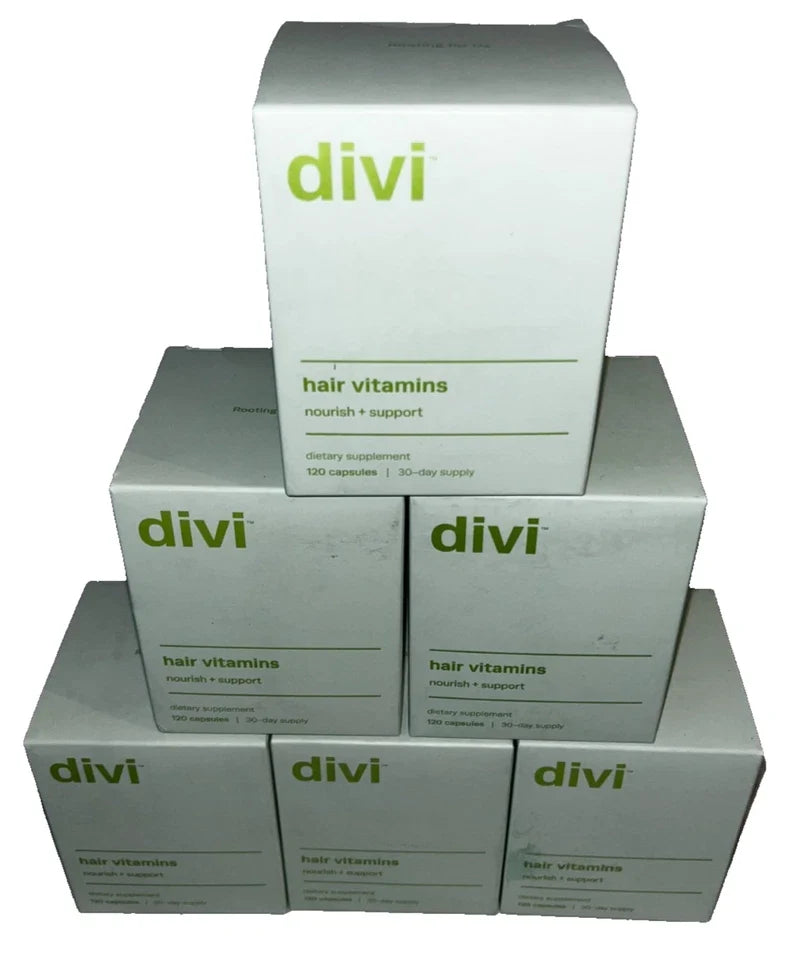 Big Box Wholesale - 2-Pack - Divi Hair Vitamins 120 Capsules 30 Day Supply - Photo 5