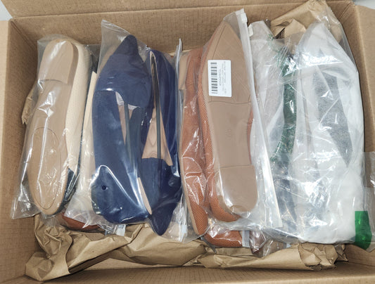 Lot of 8 - Oexuios Mixed Flats - New Assorted Sizes & Styles