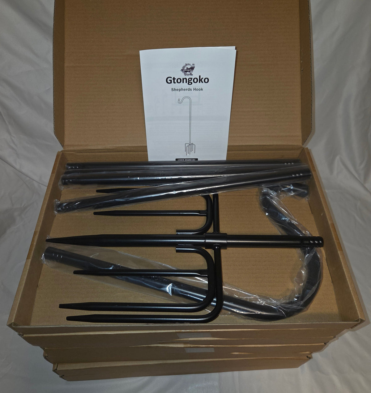 Big Box Wholesale - Heavy-Duty Shepherd’s Hook Garden Stakes – | Adjustable Height Up to 92” - Photo 8