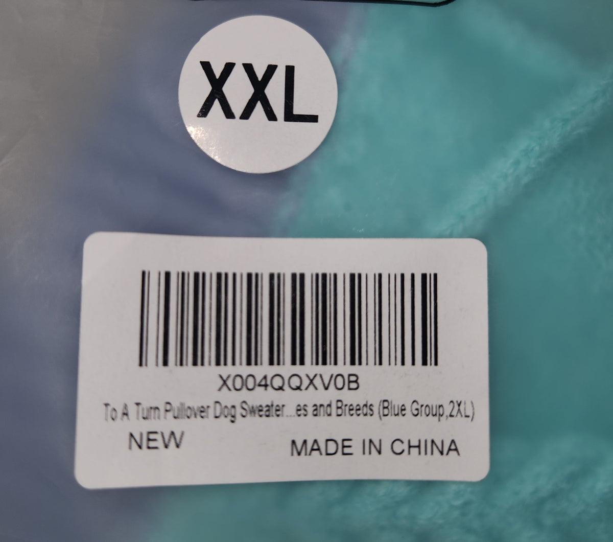 Big Box Wholesale - Lot of 12 - To A Turn Pullover Dog Sweaters Pink & Blue Sealed - Photo 5