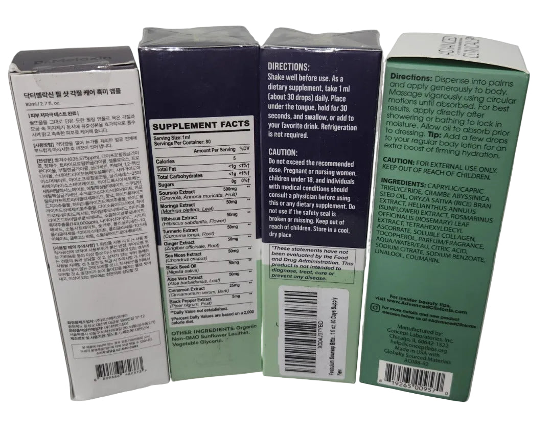 Big Box Wholesale - Lot of 25 - HBA 2 Assorted Mixed Skincare, Serums, Balms & Solid Colognes - Photo 9