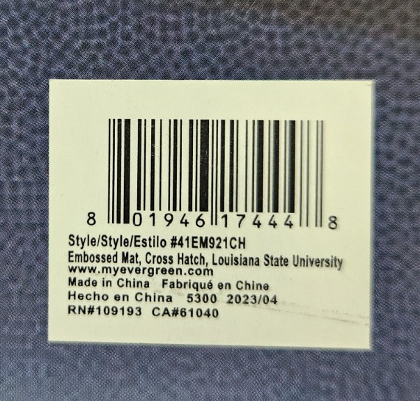 Big Box Wholesale - Lot of 6 - Mixed SEC Embossed doormats Evergreen LSU Texas Kentucky Texas Tech - Photo 2
