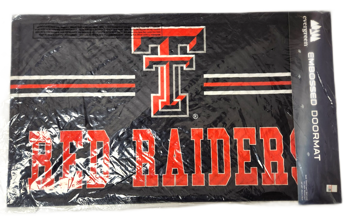 Big Box Wholesale - Lot of 6 - Mixed SEC Embossed doormats Evergreen LSU Texas Kentucky Texas Tech - Photo 3