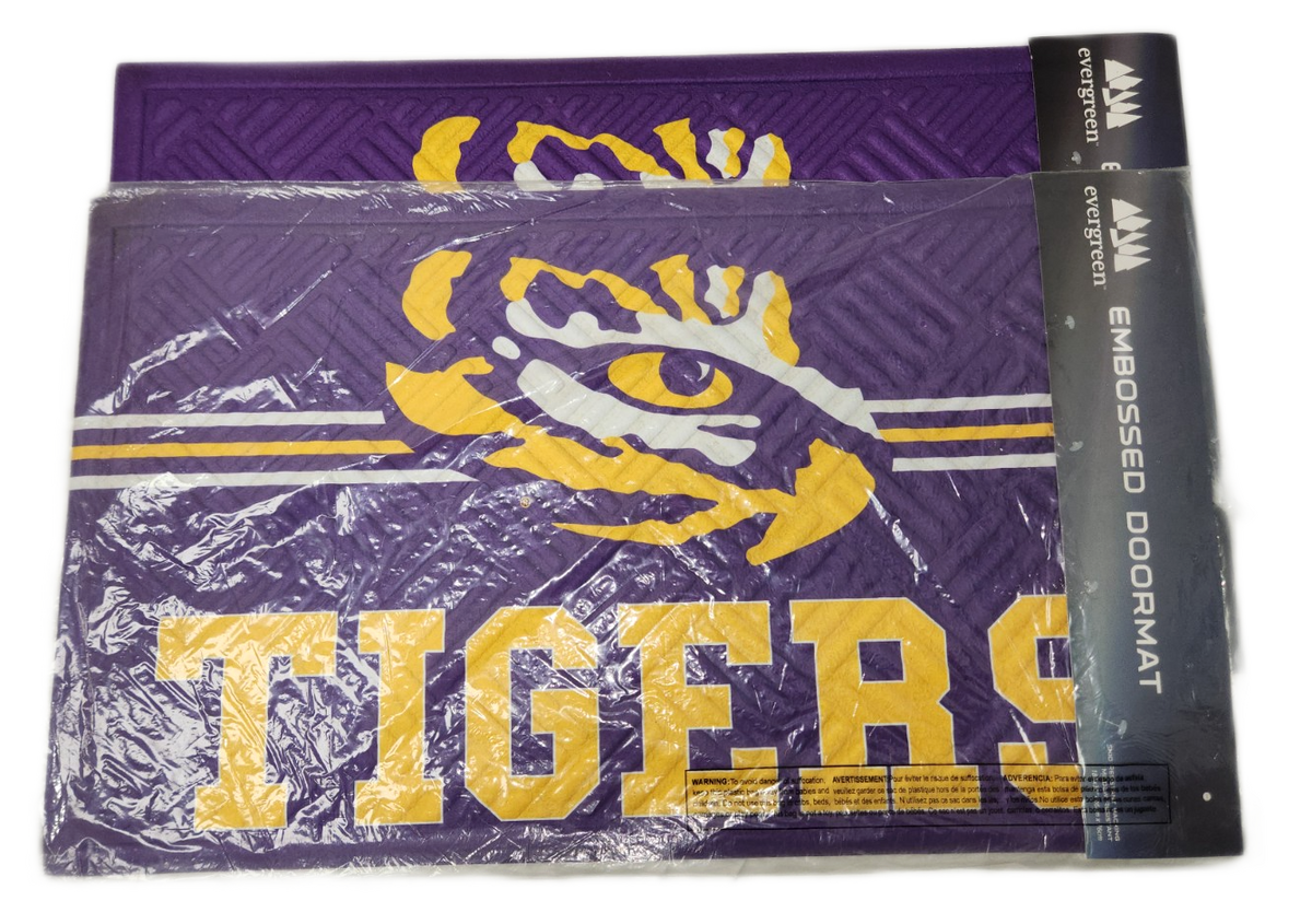 Big Box Wholesale - Lot of 6 - Mixed SEC Embossed doormats Evergreen LSU Texas Kentucky Texas Tech - Photo 6
