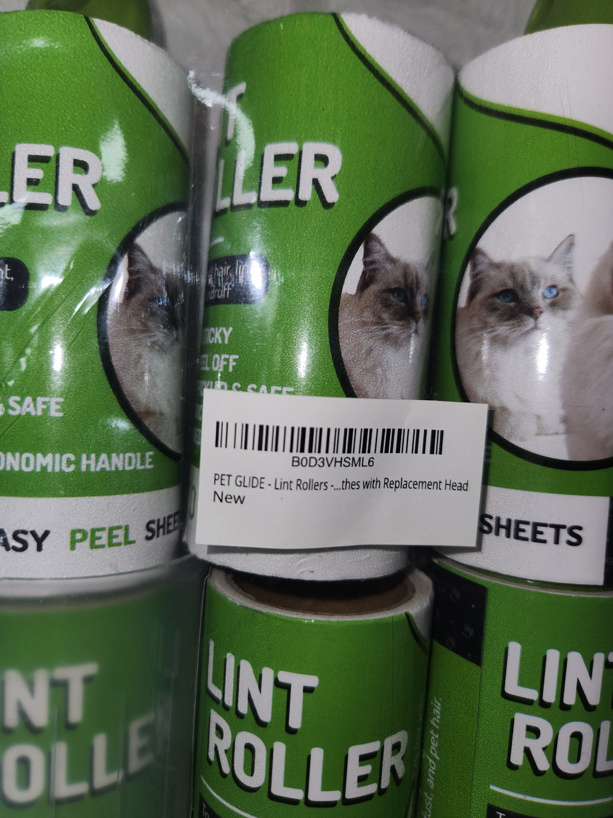 Big Box Wholesale - Lot of 7 - Pet Glide Lint Roller 6-Pack Refill Rolls Sealed - Photo 3