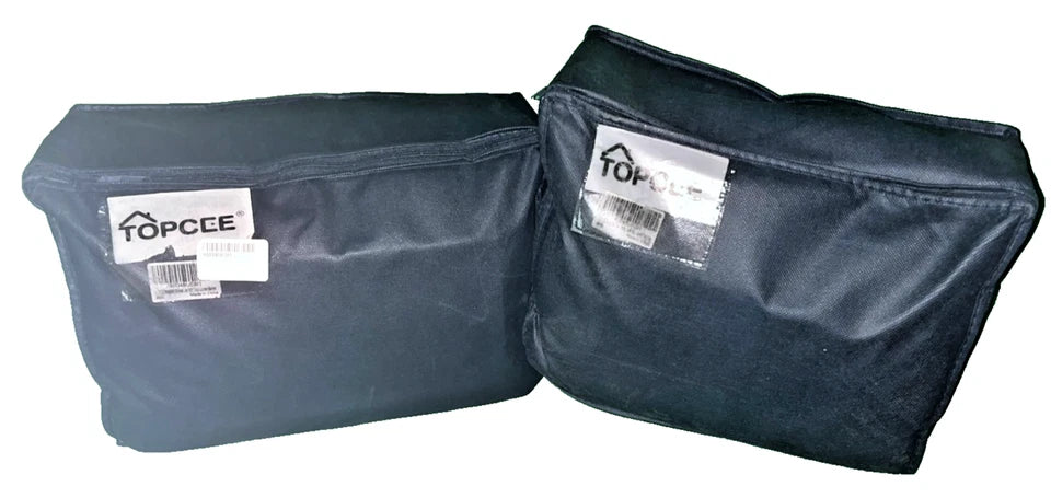 Lot of 2 - Topcee Weighted Blanket (20lbs 60"x80" Queen Size) Cooling Breathable