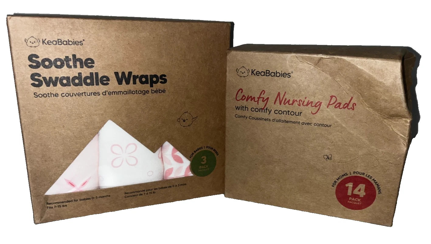 Mixed Lot - Baby Essentials Bundle Newborn Feeding Care Set | Momcozy Drying Rack Bottles |  Swaddles Bibs - 9+ Items