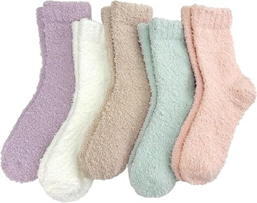 Lot of 3 - AIVEI Fuzzy Socks Women Cozy Warm Fluffy Thick Soft Socks - 15 Pairs
